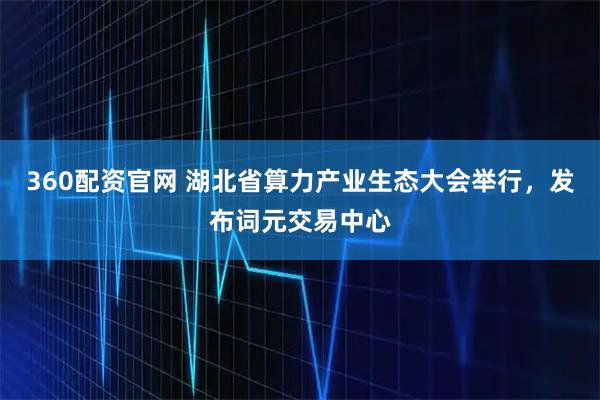 360配资官网 湖北省算力产业生态大会举行，发布词元交易中心
